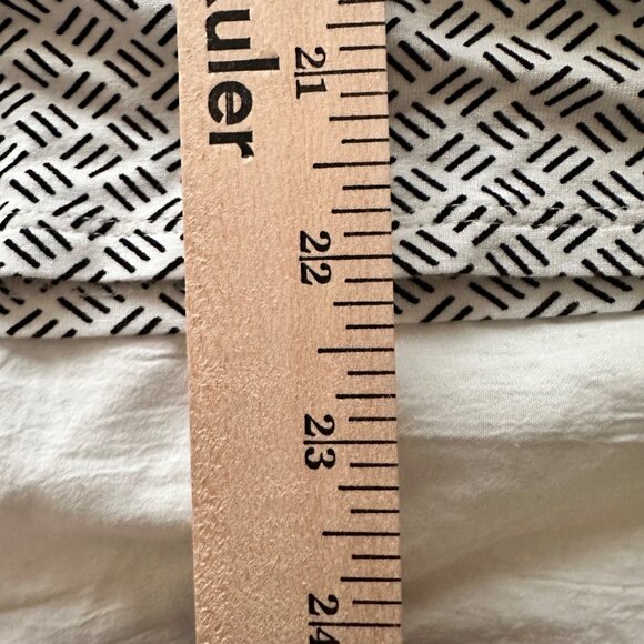 J. Jill Wearever Collection Womens Black & White 3/4 Sleeve Boat Neck Top XL - Picture 8 of 10